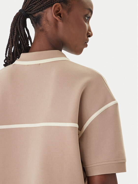 Guess Guess Polo majica V6GP01 K2945 Bež Oversize