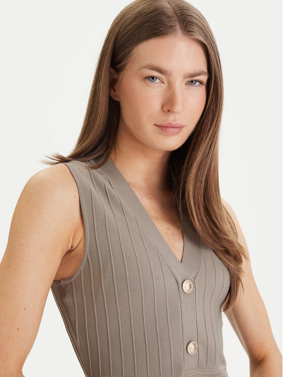 Guess Guess Igapäevane kleit W6GK53 Z0658 Roheline Regular Fit