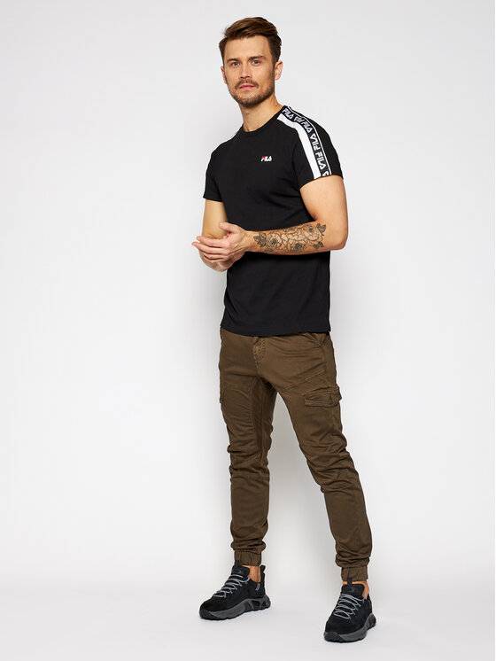 Fila Fila T-Shirt Thanos 687700 Černá Regular Fit