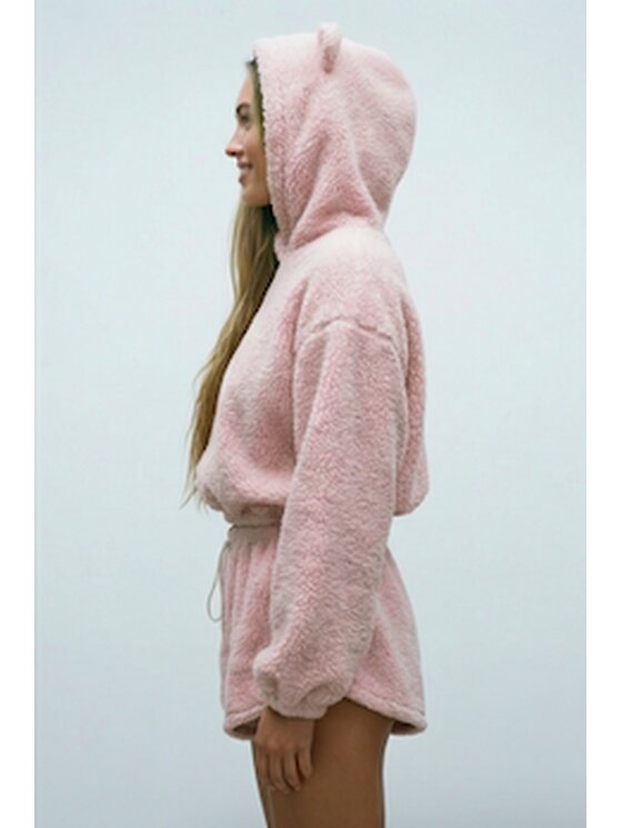 MissDenim MissDenim Polar Teddy Bear Różowy Oversize