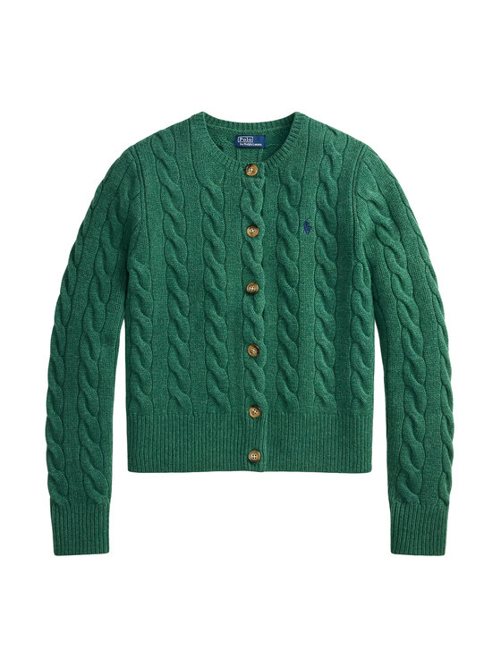 Polo Ralph Lauren Polo Ralph Lauren Kardiganas 211972104502 Žalia Regular Fit