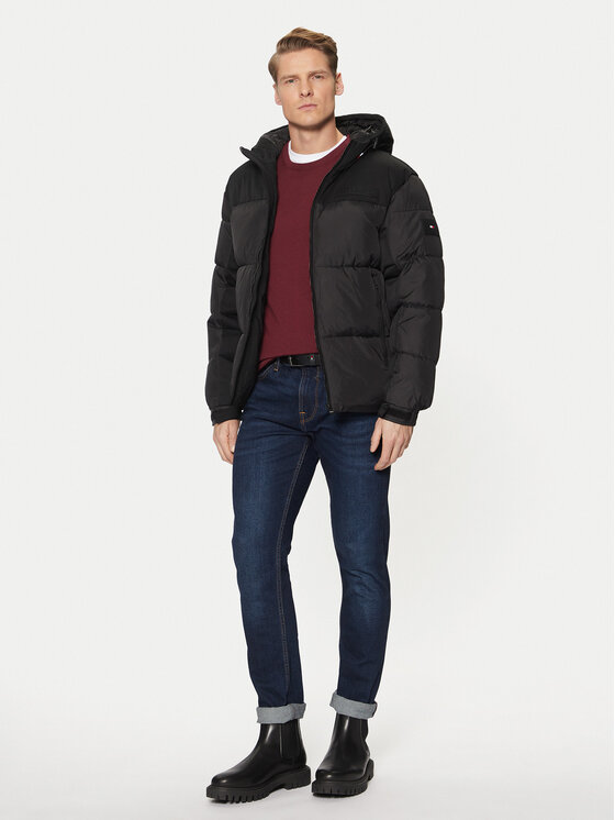 Tommy Hilfiger Tommy Hilfiger Télikabát New York MW0MW32771 Fekete Regular Fit