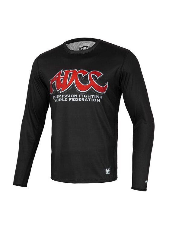 PITBULL PITBULL Koszulka techniczna Longsleeve Mesh Performance Pro plus ADCC 3XL Czarny Regular Fit