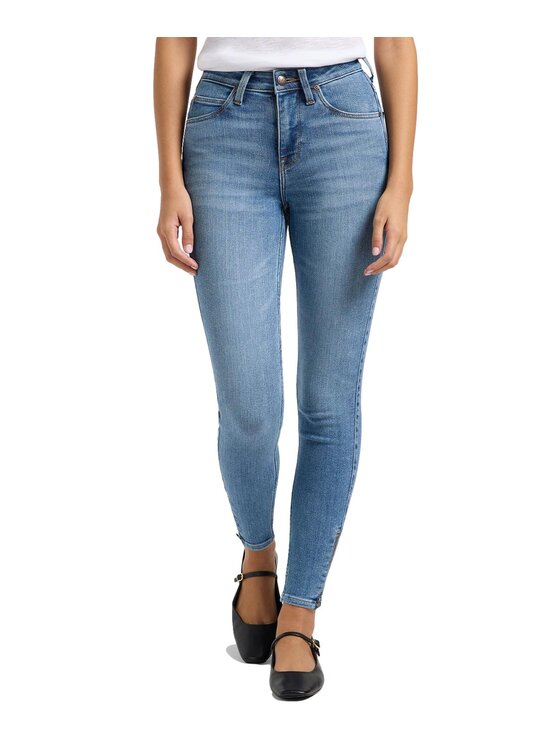 Lee Lee Jeansy 112363794 Niebieski Skinny Fit