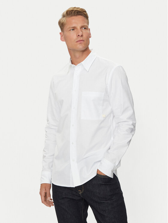 Calvin Klein Jeans Calvin Klein Jeans Πουκάμισο J30J326182 Λευκό Regular Fit