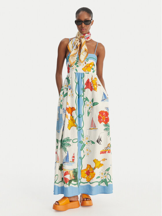 Seafolly Seafolly Sommerkleid Viva Vacation 55673-DR Himmelblau Regular Fit