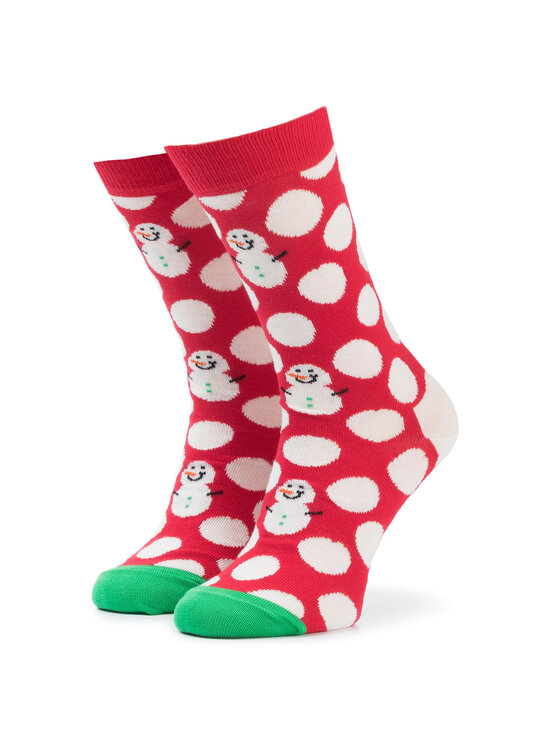 Happy Socks Ilgos Unisex Kojinės BDS01-4300 Raudona