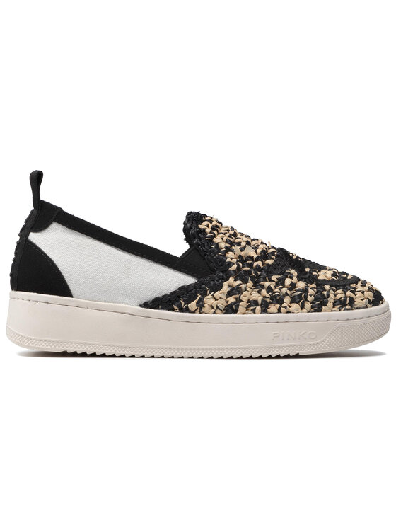 Pinko Sportbačiai Liquirizia Slip On PE 21 BLKS1 1H20UM Y737 Balta •  Modivo.lt