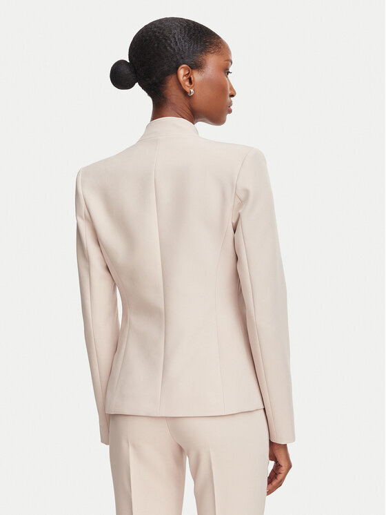 Rinascimento Rinascimento Marynarka CFC0130153003 Beżowy Slim Fit