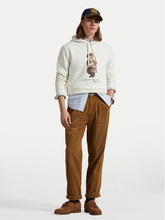 Polo Ralph Lauren Polo Ralph Lauren Felpa 710980306001 Écru Regular Fit