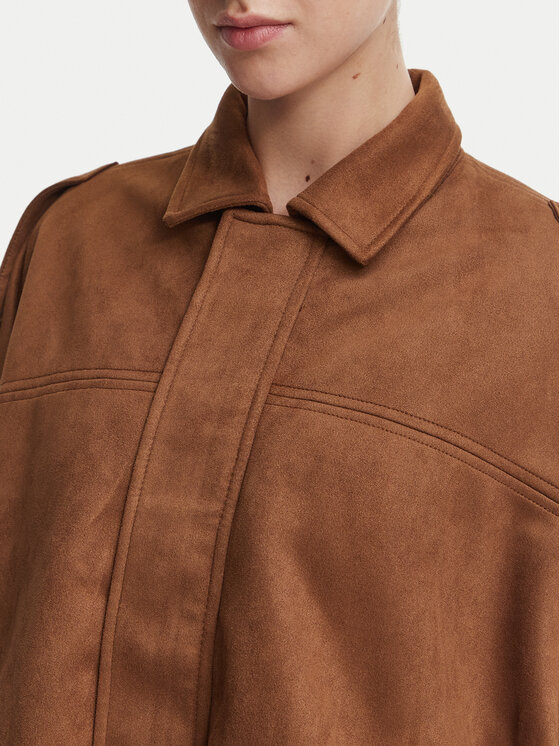 Vero Moda Vero Moda Prechodná bunda Hazel 10353230 Hnedá Oversize