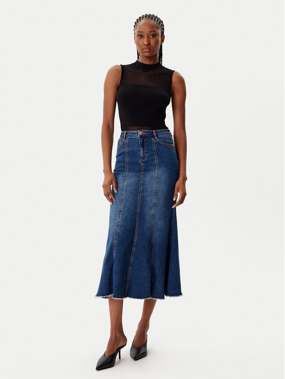 Morgan Morgan Bluza 252-MJULIE Črna Slim Fit