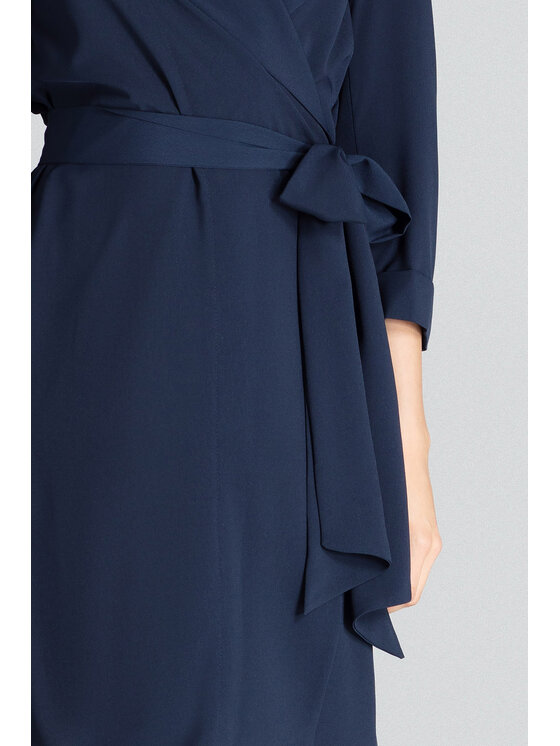 FIGL FIGL Sukienka codzienna M680 Granatowy Regular Fit