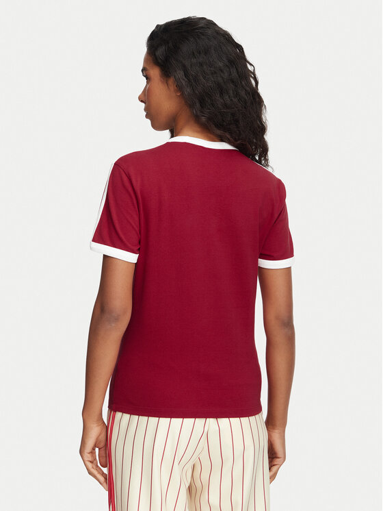 adidas adidas Футболка 3-Stripes Slim KS4779 Червоний Regular Fit