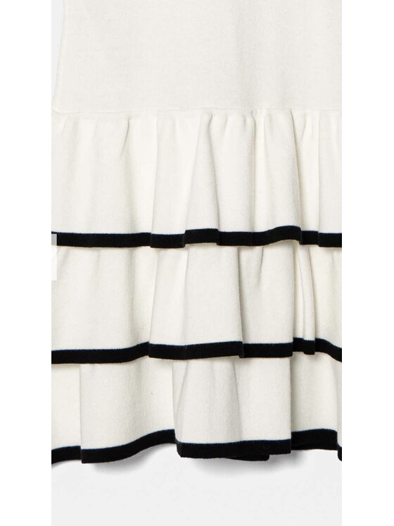TWINSET TWINSET Sukienka elegancka 242GJ3020 Biały Regular Fit