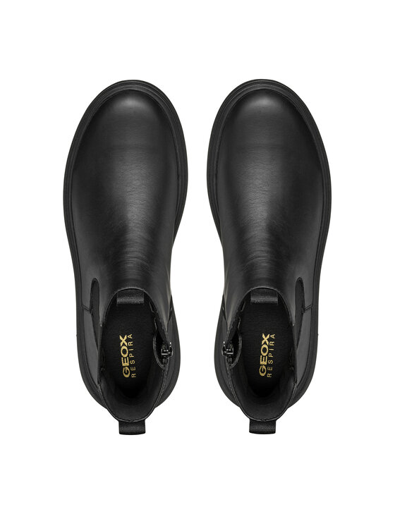 Geox Geox Botine D Lamidie + Grip Abx D46XMD 00085 C9999 Negru