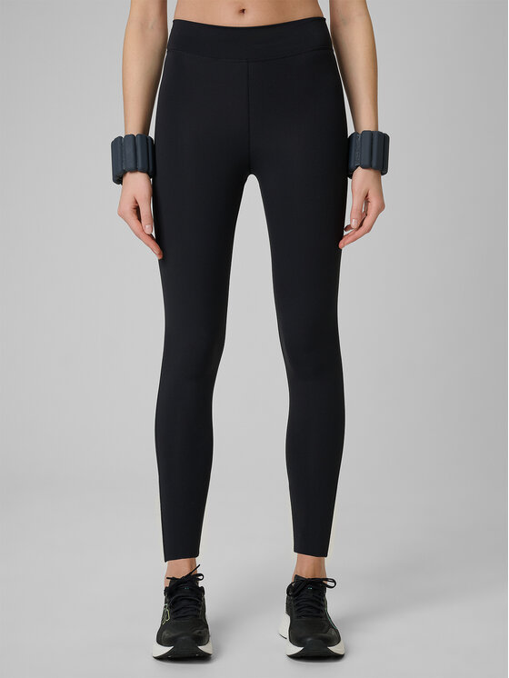 4F 4F Legginsy TRAINING Czarny Slim Fit