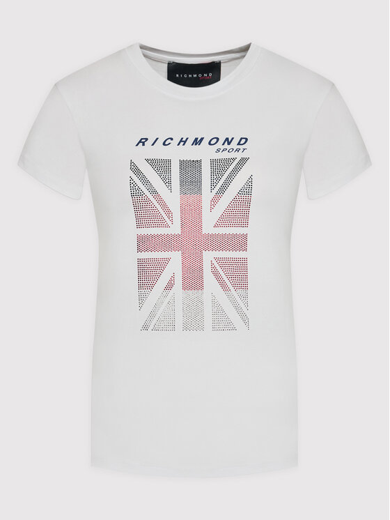 John Richmond John Richmond T-shirt Gladib UWP22015TS Bianco Regular Fit