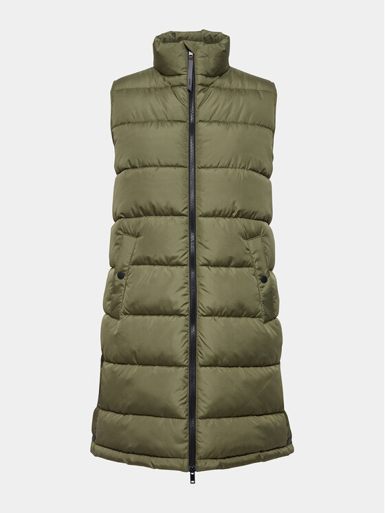 Fransa Fransa Bezrękawnik 20612165 Khaki Regular Fit