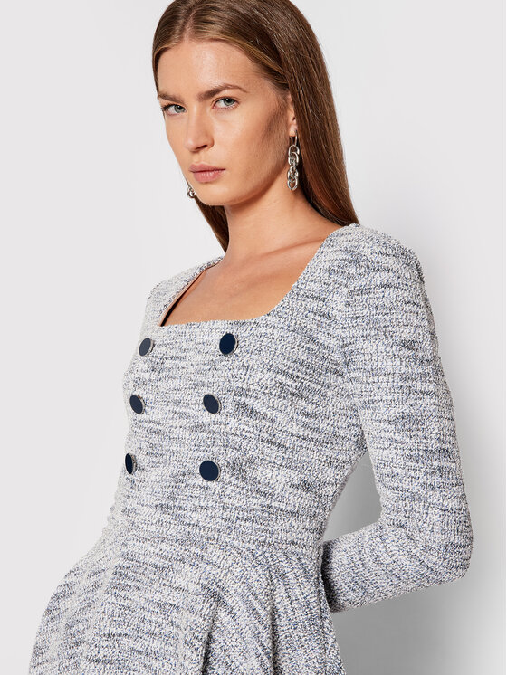 Vestito da giorno Eugenia W1BK23 KAUN0 Grigio Slim...