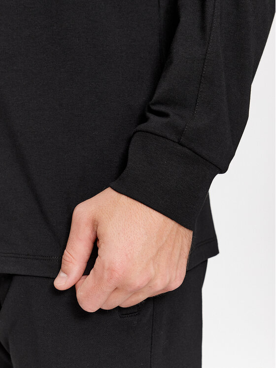 KARL LAGERFELD KARL LAGERFELD Pikkade varrukatega T-särk 755023 534221 Must Regular Fit