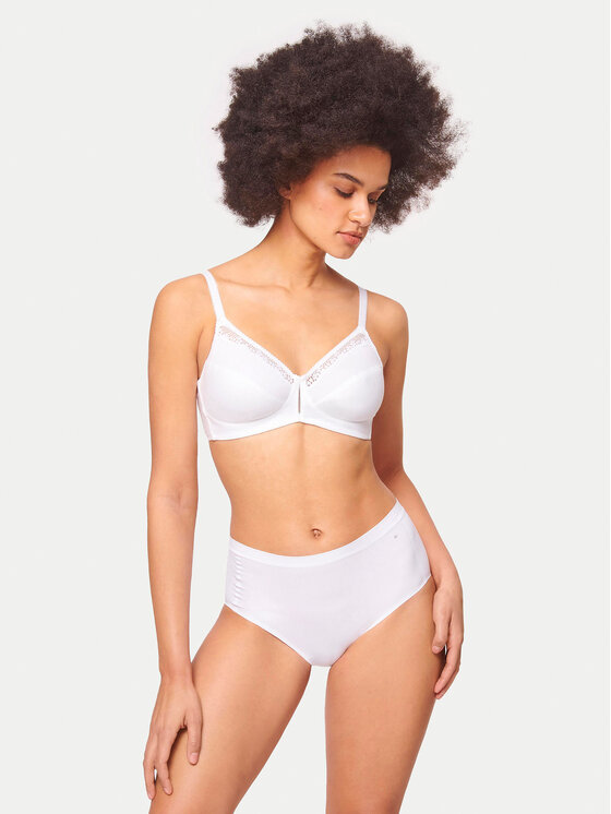 Triumph Triumph Biustonosz braletka Cotton Beauty 10094814 Biały