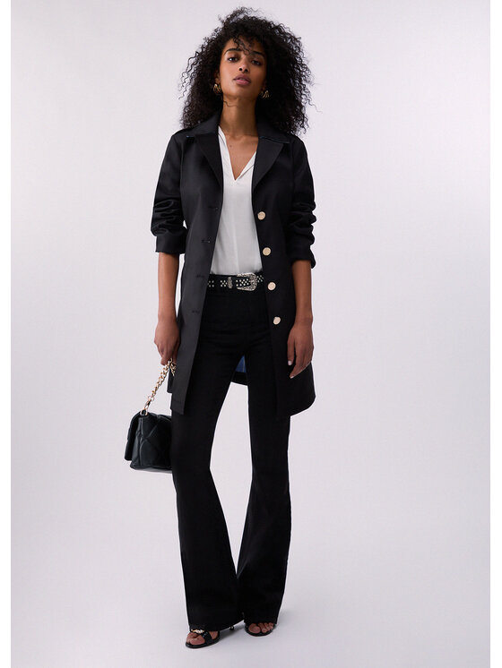 Liu Jo Liu Jo Pantaloni di tessuto WA6254T443A22222 Nero Regular Fit