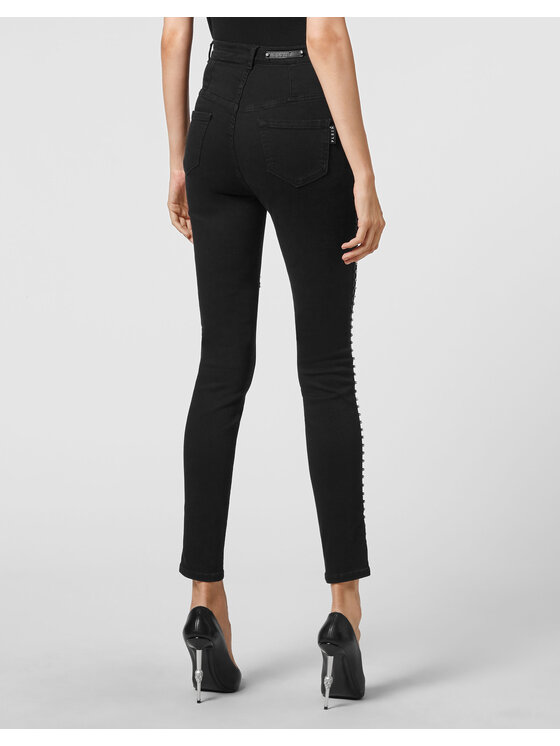 PHILIPP PLEIN PHILIPP PLEIN Jeansy 4343 Czarny Slim Fit