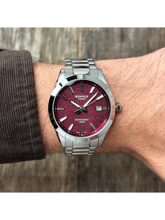 Casio Casio Zegarek EFV-160D-4AVEF Srebrny