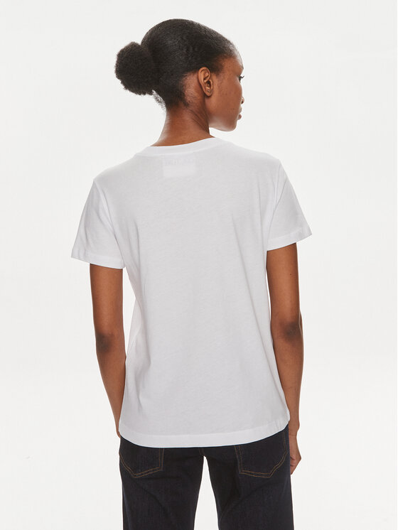 Versace Jeans Couture Versace Jeans Couture T-shirt 76HAHG00 Bianco Slim Fit