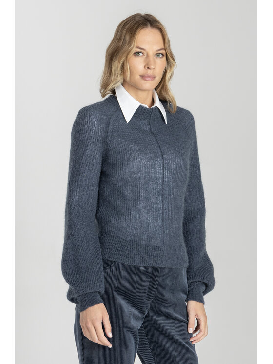 Deni Cler Milano Deni Cler Milano Sweter T-DC-S484-E5-95-60-1 Niebieski Regular Fit