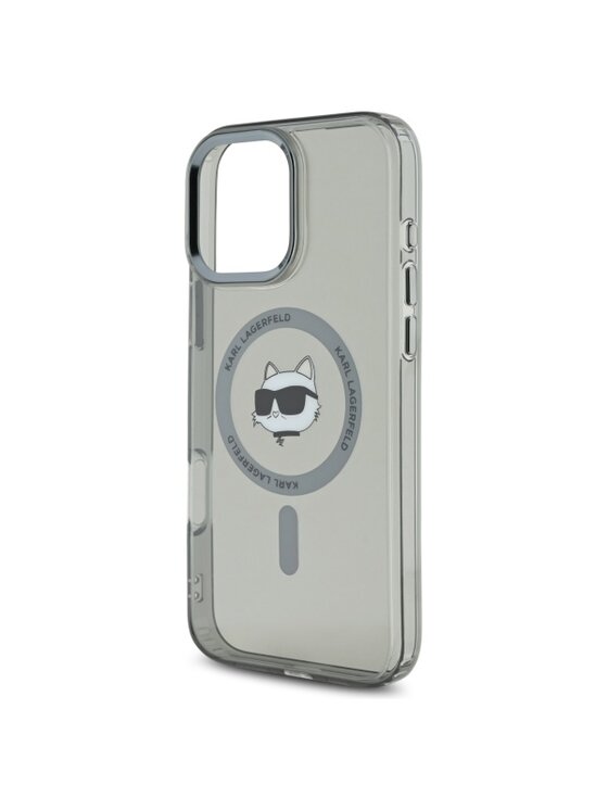 KARL LAGERFELD KARL LAGERFELD Etui na telefon IML Metal Choupette Head Czarny