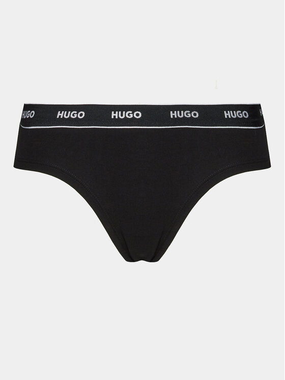 HUGO Hugo Klasične spodnje hlačke Brief Stripe 50510624 Črna