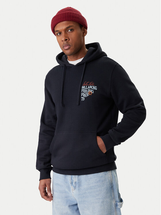 Billabong Billabong Majica dugih rukava Foundation Po EBYSF00175 Crna Regular Fit