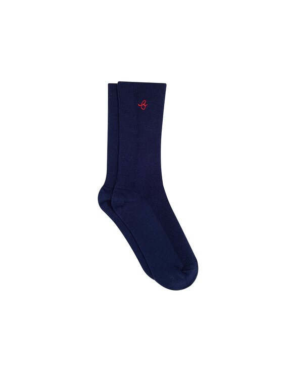 B SIDES B SIDES Skarpety długie MERINO UNISEX Granatowy
