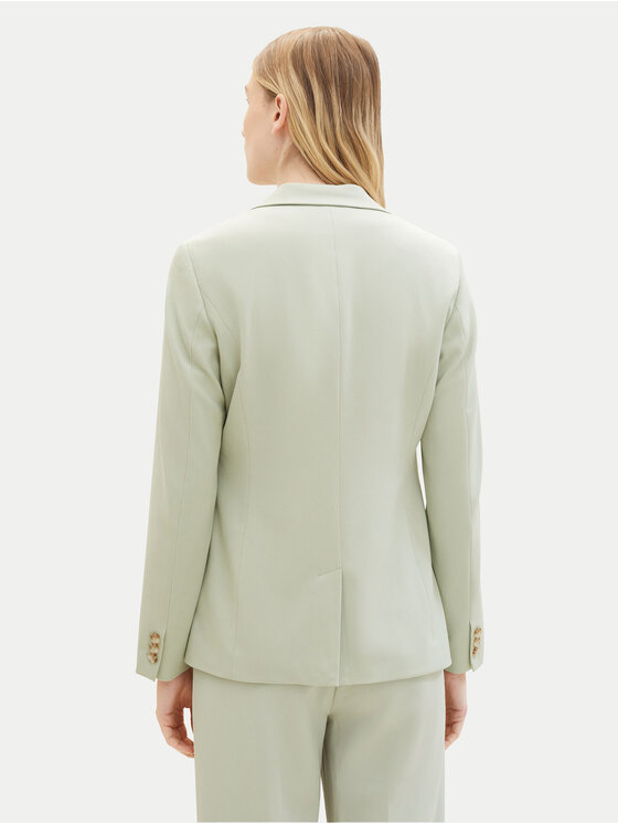 Tom Tailor Tom Tailor Marynarka 1040327 Zielony Regular Fit