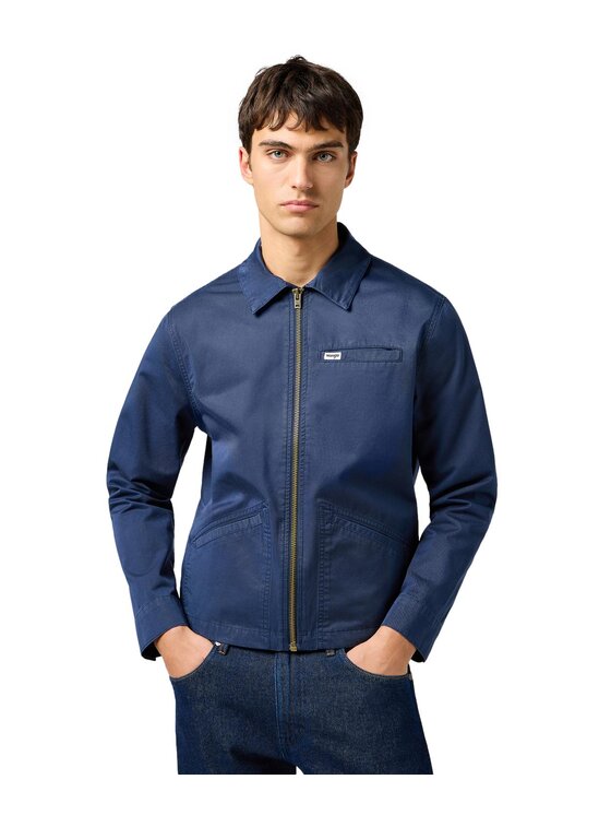Wrangler Wrangler Kurtka przejściowa 112362653 Granatowy Regular Fit