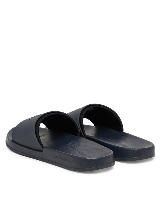 Calvin Klein Calvin Klein Šlepetės Ess Slide Rubber Neoprene HM0HM02229 Tamsiai mėlyna