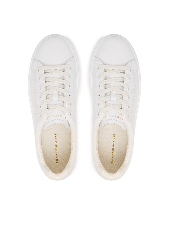 Tommy Hilfiger Tommy Hilfiger Sneakersy Chic Cupsole FW0FW09107 Bílá