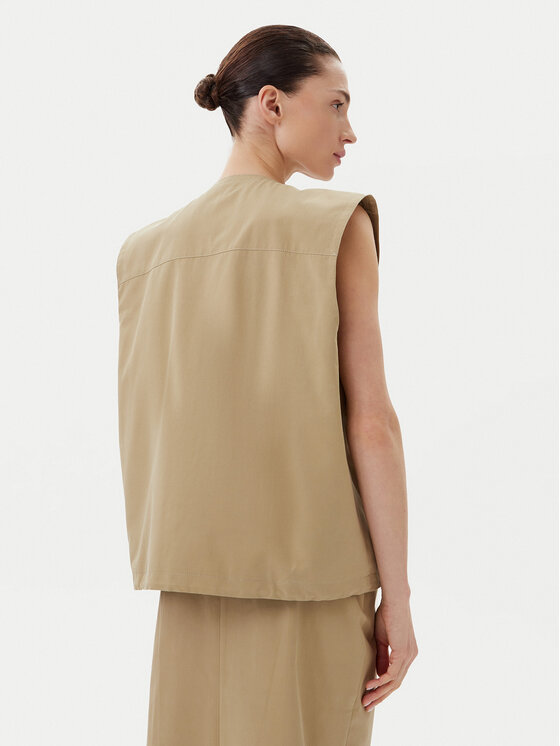 Herskind Herskind Kamizelka 5511150 Khaki Regular Fit