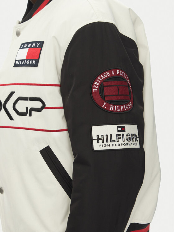 Tommy Hilfiger Tommy Hilfiger Μπόμπερ μπουφάν F1 Movie MW0MW41367 Εκρού Regular Fit
