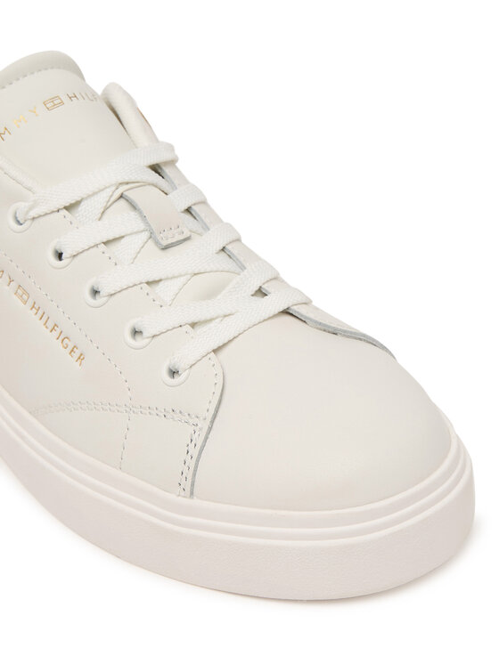 Tommy Hilfiger Tommy Hilfiger Сникърси Th Chic Sneaker FW0FW09105 Кремав