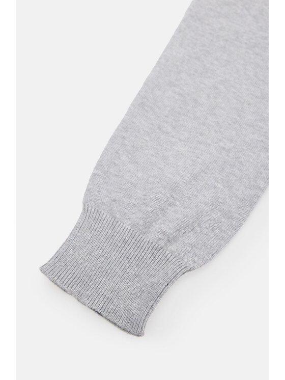 Lancerto Lancerto Sweter Anthony SW073223000056 Szary Regular Fit