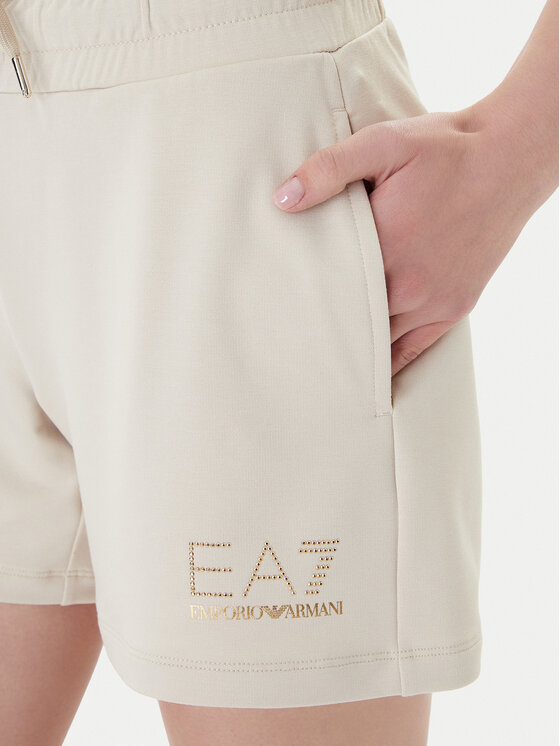 EA7 Emporio Armani EA7 Emporio Armani Športne kratke hlače 7W000269 AF12482 U1088 Bež Regular Fit