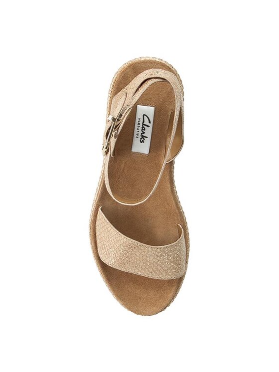 Clarks romantic moon gold hot sale