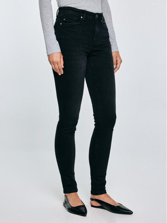 BIG STAR BIG STAR Jeansy ARIANA Szary Skinny Fit