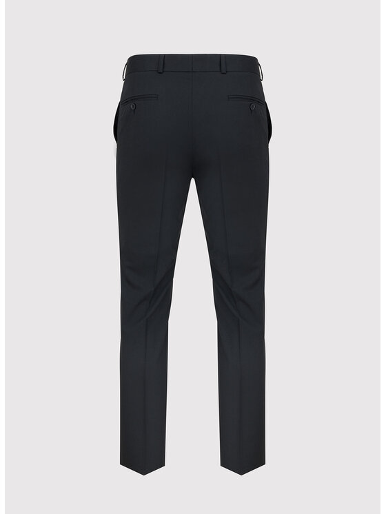 Pako Lorente Pako Lorente Spodnie garniturowe P000B-6G-001 Czarny Slim Fit