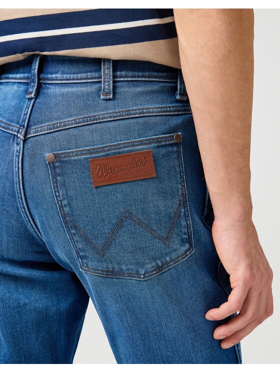 Wrangler Wrangler Jeansy River Niebieski Straight Leg