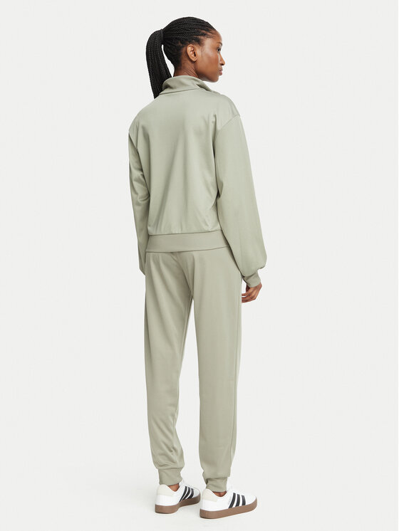 adidas adidas Jogginganzug Essentials Feel JX0516 Grün Regular Fit