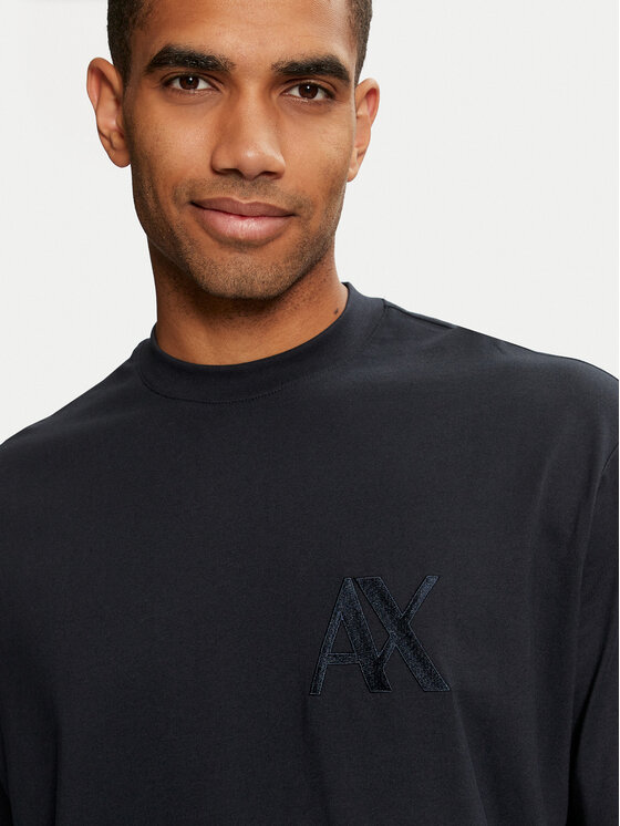Armani Exchange Armani Exchange T-shirt 6DZMJF ZJLFZ 1510 Tamnoplava Regular Fit
